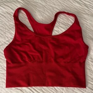 Rachel Vibrant Red Sports Bra